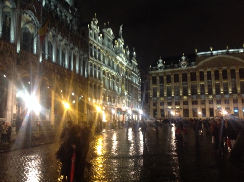 A rainy night in Brussels...
